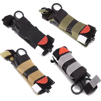 MOLLE система EMT колан за съхранение ръкав Медицински Колан, Вратовръзка Ножици Пътна Чанта За Носене На Открито Спасителни Комплекти За Оцеляване