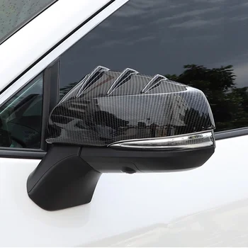 ABS Черна За Toyota RAV4 РАВ 4 2019 2020 2021 2022 странично Автомобилно огледало за обратно виждане Тампон Стикер Авто Аксесоари За Полагане на 2 бр.