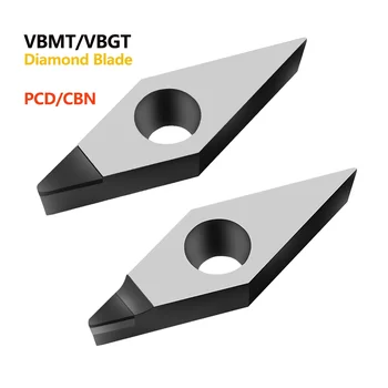 VBMT160404 VNMA160408 на Струг с ЦПУ ППР CBN диамантена поставяне VBMT VCMT VBGT VNMA Острието Висока Твърдост за металообработващи машини с ЦПУ