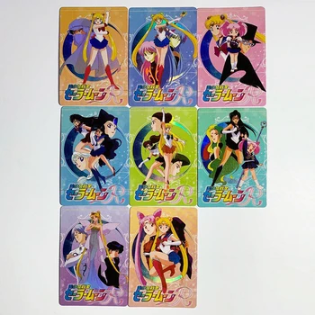 Истински Аниме Периферия Пречупване Composite Занаят Sailor Moon R Флаш карта Sailor Moon Чибиуса От Печатни Карти