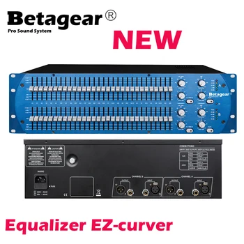 Betagear Нов Графичен Еквалайзер EZ-curver 3U 30 ленти Аудио Еквалайзер Аудио Професионално Професионално DJ Оборудване Еквалайзери Процесор
