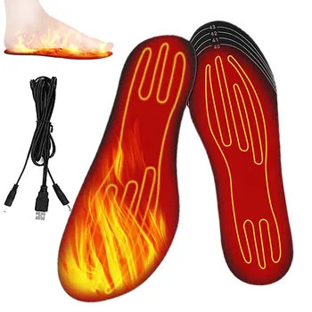 Стелка С Топъл USB Акумулаторни Стелки За Ски Обувки С Топъл Акумулаторни Стелки С Подгряване За Мъже И Жени Топло за Краката, За Лов