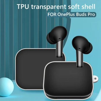 Мек Калъф За слушалките от TPU За OnePlus Рецептори Pro TWS, Калъф За Безжични Слушалки, Прозрачен Защитен Калъф за OnePlus Рецептори Pro