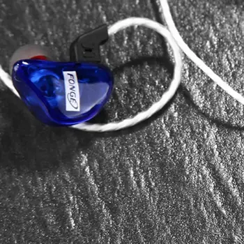 Стерео Слушалки-Втулки Бас Слушалки Портативни 3,5 мм Fonge T01 Прозрачни Сабвуферные Слушалки С Микрофон за iPhone Xiaomi