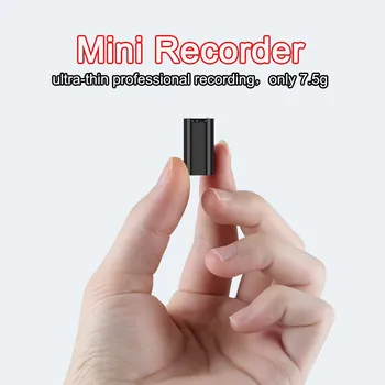 Най-малката Мини-USB Химикалка С Гласово 16/32 GB Цифров гласов Рекордер Аудио Глас HD Шумоподавляющий Записващо устройство, MP3 плеър Запис WAV