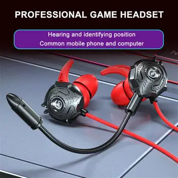 Модел G500 Портативни Стерео Слушалки на ушите Слот Пилешки Слушалки high definition Hi-FI Слушането на Играта Глас Кабелни Слушалки