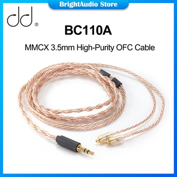 DD ddHiFi BC110A MMCX 3,5 мм Актуализиран Кабел за слушалки с высокочистой посребрена линия OFC за E2020B Janus2