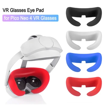 Силиконовата Замяна Маска за Очи за Pico Neo 4 Удобни Непромокаеми Прахозащитен Непромокаеми Очила за Виртуална Реалност Маска За Очи Против Надраскване Фолио