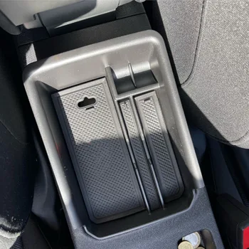 Автомобилна Черна Предна Конзола за Подлакътник на Кутия За Съхранение на Ръкавици Тава Контейнер За Audi A3 8Y A3L, Седан, Хетчбек Sportback 2020 2021