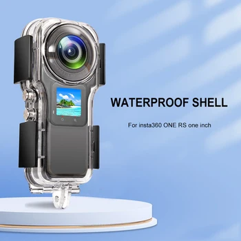 Прозрачна Защитна Обвивка е Водоустойчива Защитно покритие Панорамната Камера за Insta360 One RS 1-инчов Аксесоари за Фотоапарати