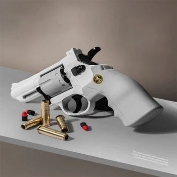 ZP5 Револвер Пистолет стартера Сигурна Мека Куршум Играчка Пистолет Модел на Оръжия за Страйкбол Пневматична Пушка Пистола за Деца Коледен Подарък