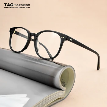 2019 нова ретро рамки за очила, дамски рамки за очила компютър от Късогледство, мъжки Маркови дизайнерски реколтата, рамки за очила, прозрачни
