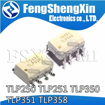 10 бр./лот TLP250 TLP251 TLP351 TLP350 TLP358 DIP-8 СОП-8 оптоизолятор фотоелектричния съединител IC