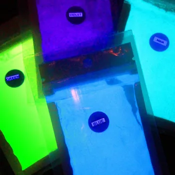 10 г/пакет Светещи в тъмното фотолюминесцентный пигмент на 12-цветове Светещи в тъмното флуоресцентен прах DIY маникюр светещи в тъмното 12