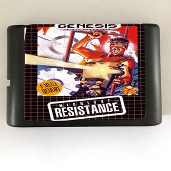 Игри касета Contra 3 Midnight Resistance най-Новата 16-битова Игрална карта За Sega Mega Drive / Genesis System
