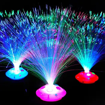 Цветна Оптичен Светлина Пластмасова Led Светлинен Двигател САМ Ефект на Звездното Небе Декоративни Детски Светещи Играчки-Безплатна Доставка