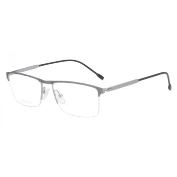 SASAMIA Мъжки Титанови Точки В Правоъгълна Рамка Полуободка Свръхлеки Мъжки слънчеви Очила В Рамки Мъжки Оптични Рамки За Очила При Късогледство TM18036