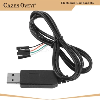 1 бр./лот 1 m USB към RS232 UART TTL PL2303HX Автоматичен конвертор USB към COM кабел Модул на адаптера за нови в наличност