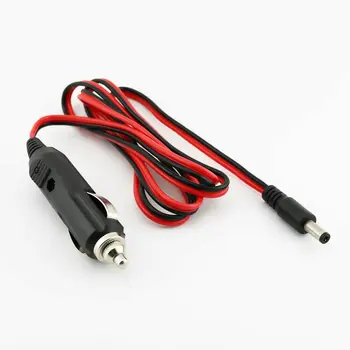 1x 12 В Автомобил Запалката Мъжки Захранване на Зарядното Устройство за постоянен ток 5,5 х 2,1 мм Штекерный кабел от 1,2 m