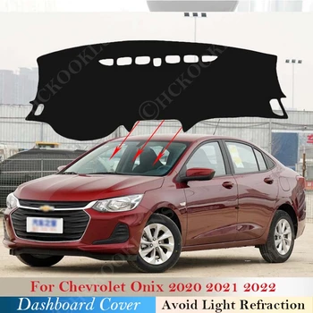 Капак табло Подложка за Таблото за Chevrolet Onix 2020 2021 2022 Мат Килим Анти-Козирка Наметало Възглавница Sticke Автомобилни Аксесоари