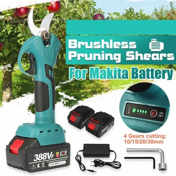 30 ММ Brushless Безжични Електрически Акумулаторни Ножици За Подрязване на Дървета, Градински Инструмент За Изрязване на Клони Инструмент За Батерии Makita