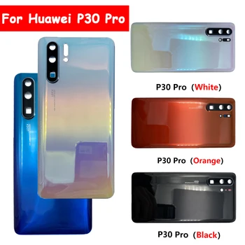 За Huawei P30 Pro Оригиналната Задния Капак на Отделението за батерията със Стъклен Капак на Корпуса на Делото Със стъклена Лупа За P30 Pro задния капак на отделението за батерията
