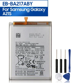Преносимото батерия EB-BA217ABY За Samsung Galaxy A21s SM-A217F SM-A217F / DS, SM-A217M/ DS, SM-A217F/DSN Батерия за телефона 5000 mah