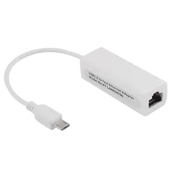мини USB 5-пинов 10/100 Mbps RJ-45 Ethernet LAN Адаптер за Tablet PC