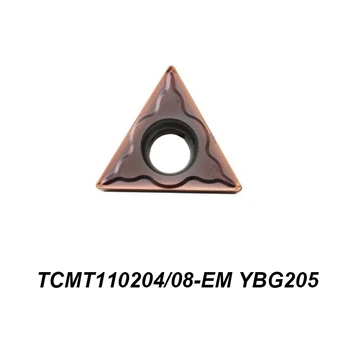 Оригинален TCMT 110204 110208 TCMT110204-EM TCMT110208-EM YBG205 Обработващ Притежателя на Инструмента От Неръждаема Стомана За Външна Обработка