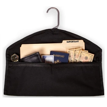Закачалка Командос Secret Безопасна Чанта За дрехи с Джобове Под Дрехите за Да се скрие Ценни неща за Дома Пътуване анти-кражба