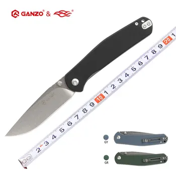 GANZO G6804 FBKNIFE Нож FIREBIRD 8CR14 острието G10 Дръжка Сгъваем Нож За Оцеляване На Открито, на Къмпинг, Лов Джобен Нож EDC Инструмент