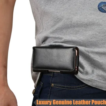 Модерен Мъжки Поясная чанта с клип за колан, Чанта за iPhone 4 4s 5 5 6 7 Чанта от естествена кожа, Мъжки Магнитна Кобур за iPhone 6 7 plus 6s