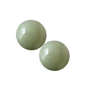1 Чифт ръчни фитнес топки За упражнения Ръчни Топки За упражнения Нефрит топки Китайски Топки за Медитация