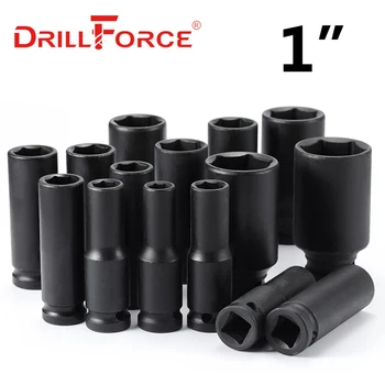 Drillforce 17-55 мм Тежкотоварни Дълбоко Въздействие Гаечен Ключ с Муфа глава 1 