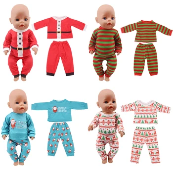 Fit 18 Инча Американската Кукла 40-43 см Baby Born Кукла през Зимата Топло Памучно Палто и Аксесоари За Детски Подарък За Рожден Ден