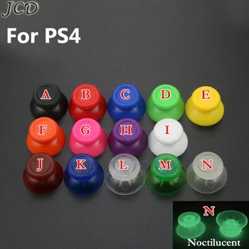 JCD 2 елемента Многоцветни Аналогови Капачки за Джойстик с Палеца за Sony PS4 Взаимозаменяеми Джойстик за Контролер