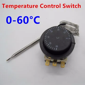 250/380 В 16A 0-60C Превключвател за Контрол на температурата Капилярна Термостат, превключвател за контрол на температурата контролер сензор