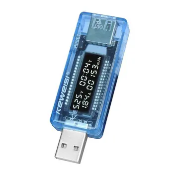 Нов USB Ток Напрежение Капацитет Тестер за Измерване на Мобилна Мощност Зарядно Капацитет Тестер Волта Ток Детектор на Напрежение
