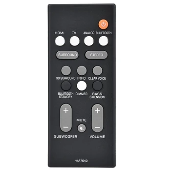 VAF7640 Подходящ за Yamaha Звукова ПАНЕЛ Дистанционно управление ATS-1080 YAS-108 ATS1080 YAS108 N0HC