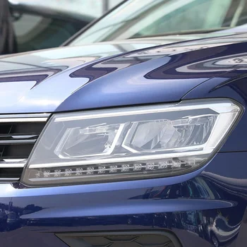 За Volkswagen Tiguan 2017-2019 Аксесоари За Автомобилни Фарове Защитно Фолио Оттенък Задна Светлина Опушен Черен Прозрачен Стикер От TPU