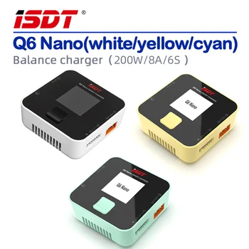 ISDT Q6 Nano 200 W 8A 1-6 S Батерия Баланс Зарядно Устройство За Lilon LiPo LiHV Нимх Pb RC Модели