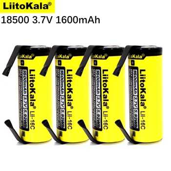 1-40 бр LiitoKala Lii-16C 18500 1600 mah 3,7 На акумулаторна батерия Акумулаторна литиево-йонна батерия за фенерче + никел 
