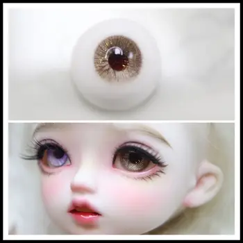 1/3 1/4 1/6 куклени очи, 16 мм, 18 мм, сини очи bjd куклени очи