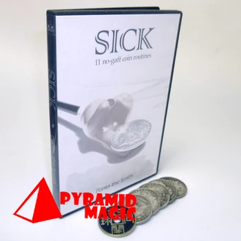 Комплект SICK by Ponta The Smith за обучение и 6 Монети / етап улични плаващи фокуси играчки