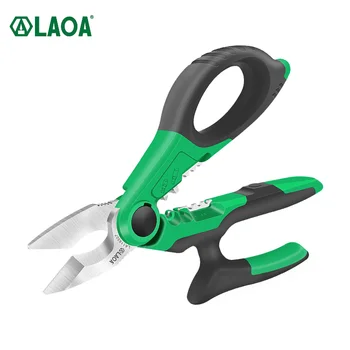 LAOA 7 Инча Ножици За Електрозахранване от 1.5-4 mm2 Жично Машина За Източване Прорезна Терминал Обжимные Домакински Ножици Инструменти