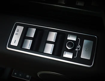 11 бр. Авто Вратата Подлакътник Бутон за Вдигане на Прозорец на Капак Завърши Стайлинг Стикер За Range Rover Vogue 2013-2017 Range Rover Sport 2014-2017