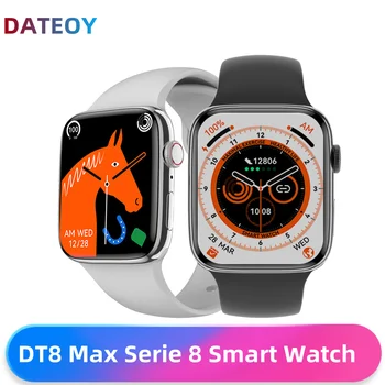 DT8 Max Смарт Часовник Серия 8 2,0 инча 420*485 Резолюция на цял екран NFC Smartwatch Мъжки Женски Bluetooth Предизвикателство Температурата на Тялото