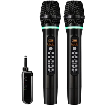 Професионален Безжичен UHF Микрофон Ръчно Bluetooth Караоке Микрофон звукозаписно Студио Домашно Парти Пеене на Автомобилния Динамика