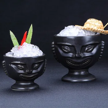 Ретро коктейл-бар керамична чаша самоличността на Хавайски чаши ТИКИ тотем
