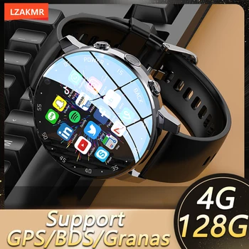 НОВИЯТ A3 Глобалната версия на 4G NET Smartwatch За Мъже 1.43'FT Екран с 800 mah Батерия, Уреди за измерване на кръвното налягане NFC Поддръжка на GPS/БДС/Granas Умни Часовници